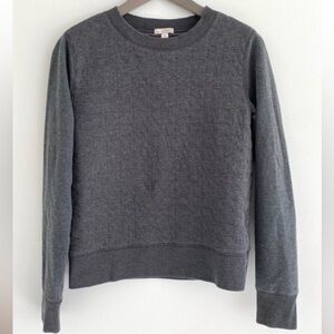 GAP Grey Quilted Sweater, size medium